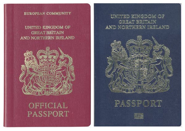 british passport travel europe